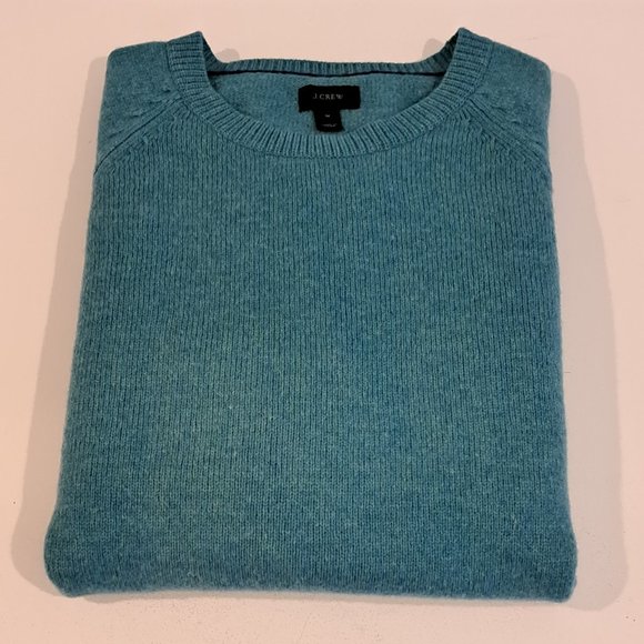 J. Crew 100% Lambs Wool Men's Medium Crew Neck Sweater Style 15676 - Picture 5 of 15